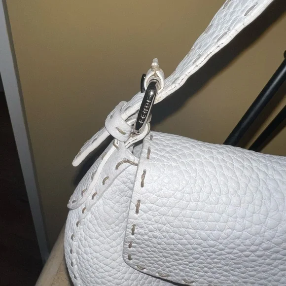 Fendi Selleria Pebbled Shoulder Bag - Picture 10 of 12